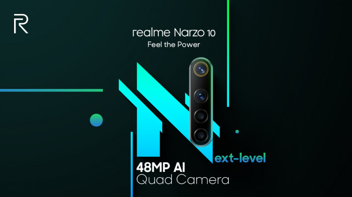 Realme Narzo 10 и Narzo 10A получили дату анонса