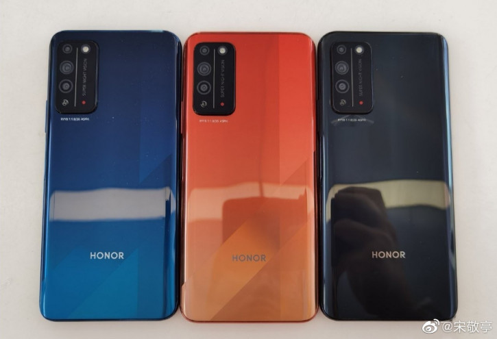 Honor X10 в четырех цветах на фото и видео перед анонсом