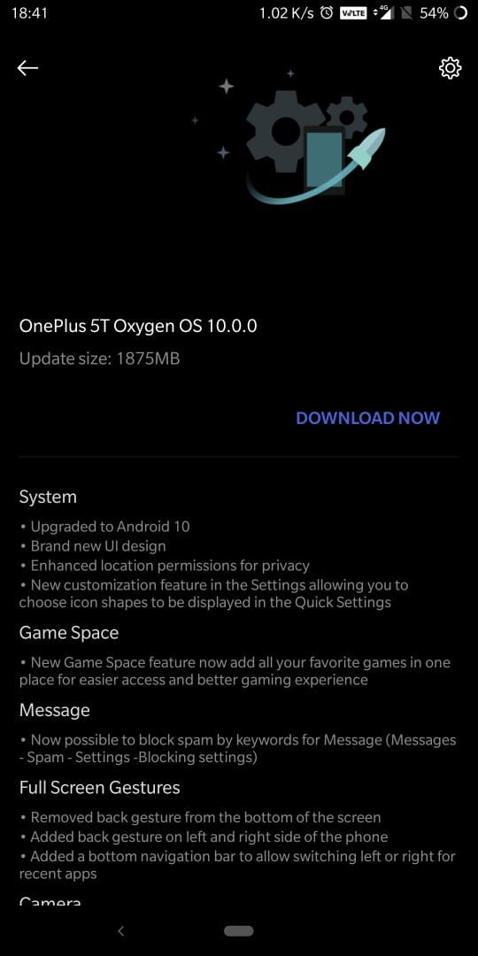  ? OnePlus 5/5T    Android 10