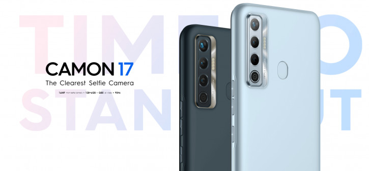  Tecno Camon 17, 17P, 17 Pro:    IPS  