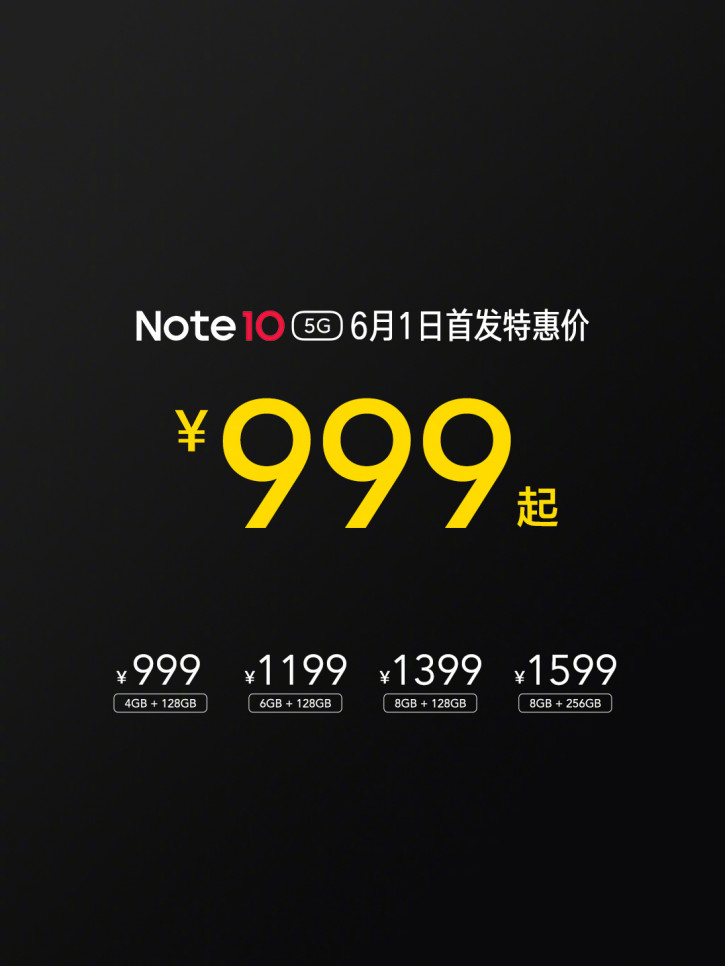 Xiaomi Redmi Note 10 5G     