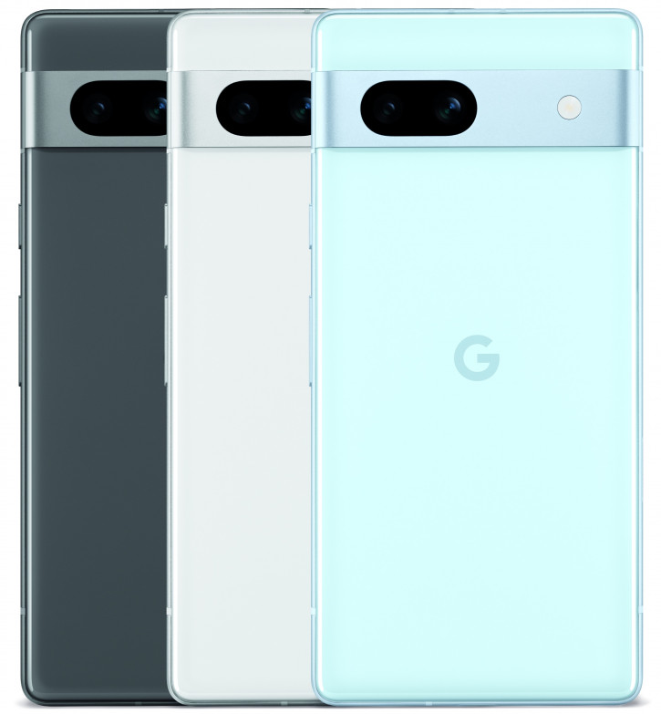 Google Pixel 7a во всех цветах на качественных пресс-фото