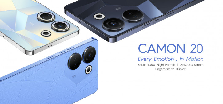  Tecno Camon 20, 20 Pro  20 Pro 5G:    