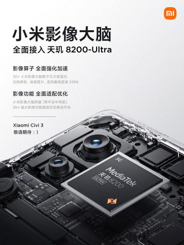 Xiaomi Civi 3   : , Snapdragon!