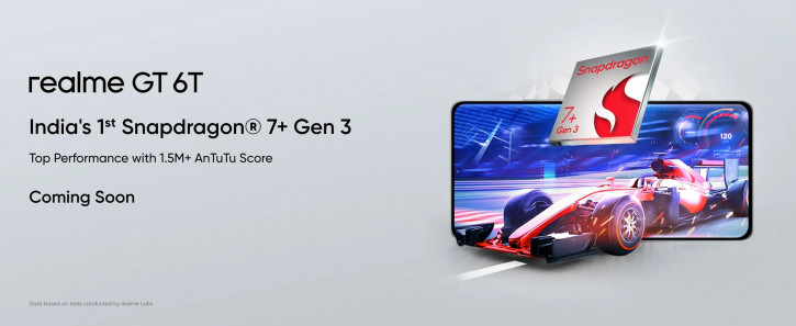 Realme GT 6T первым предложит могучий Snapdragon 7+ Gen 3 вне Китая