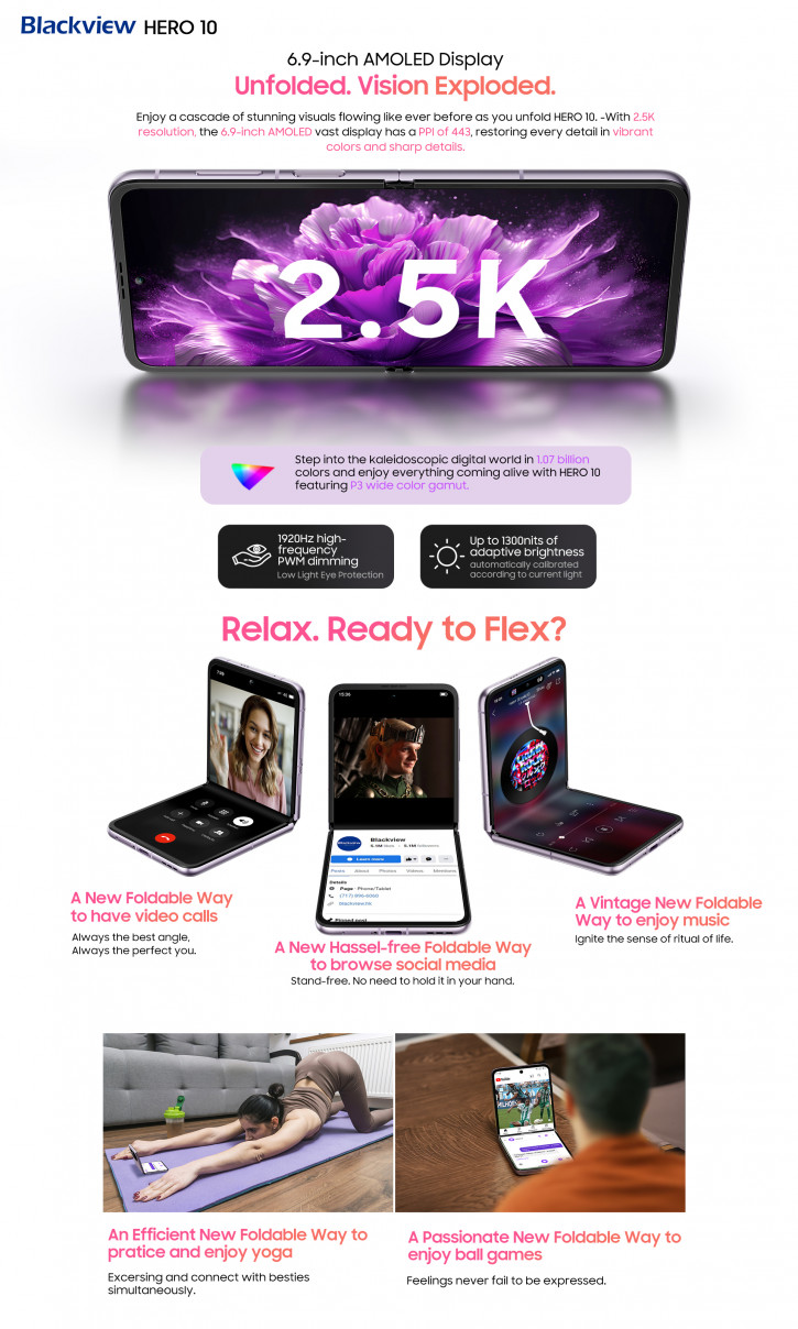 Blackview Hero 10 - первая раскладушка Blackview поступает в продажу