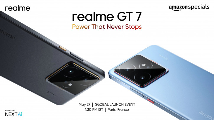 Дата анонса глобалки Realme GT 7 и концепта с батареей на 10 000 мАч