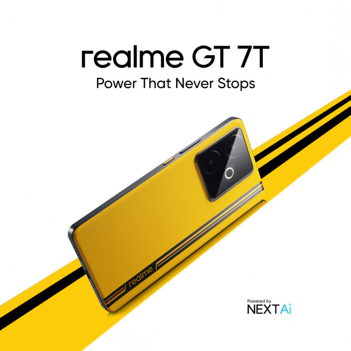 Realme GT 7T показали на первых пресс-фото: