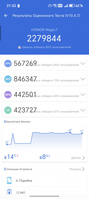  Honor Magic 7:   