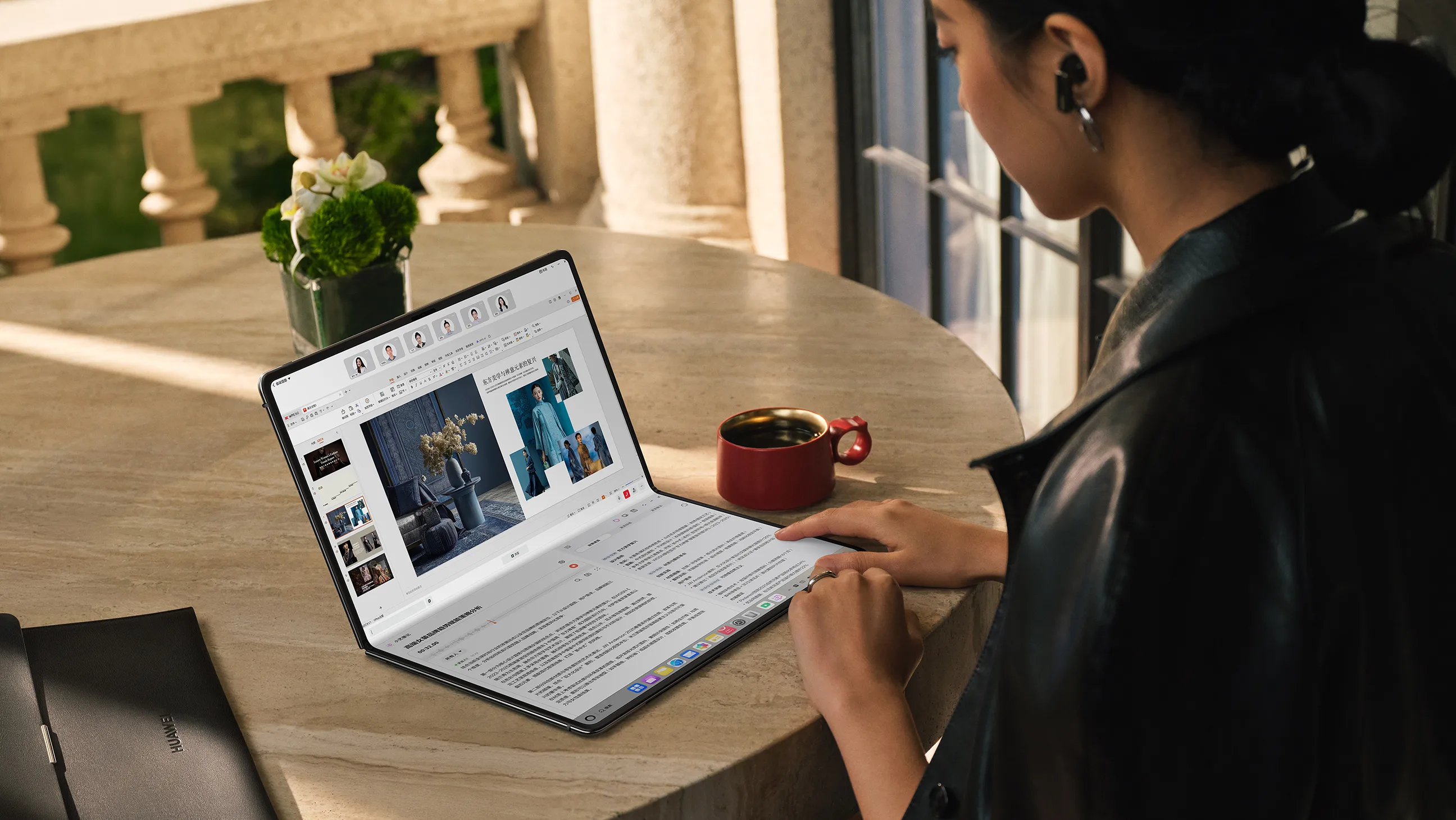 Анонс Huawei MateBook Fold – ноутбук с огромным складным экраном