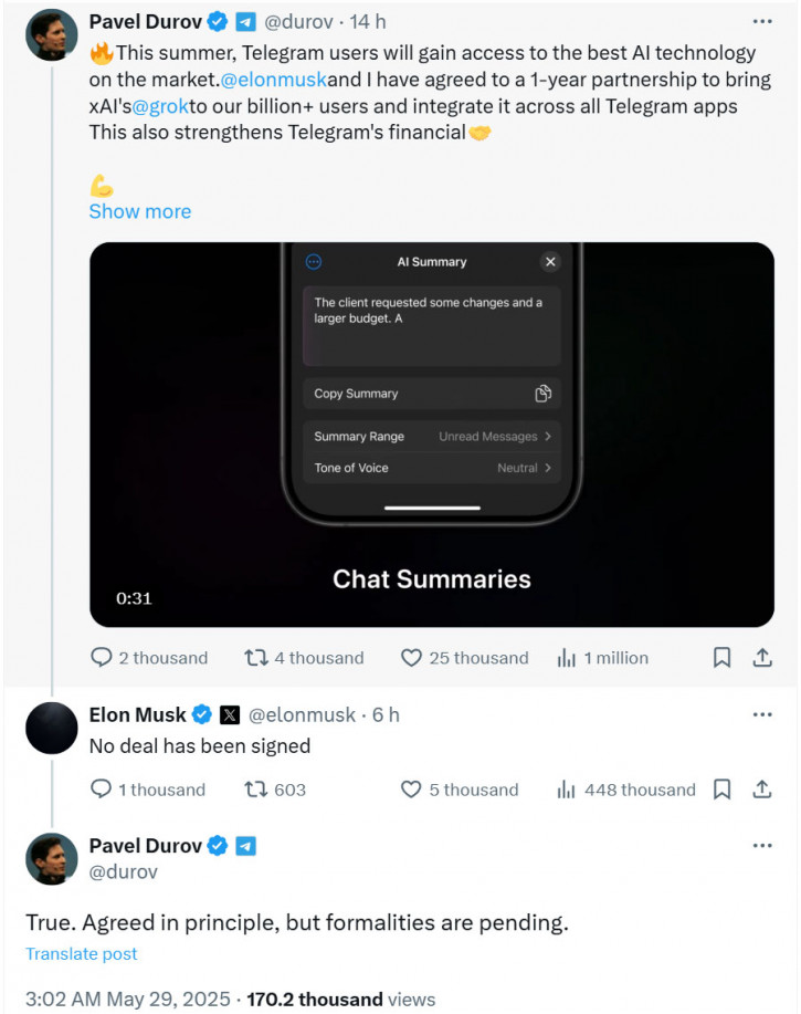  Telegram  - Grok   ?  