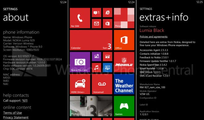 Nokia Lumia 929:  