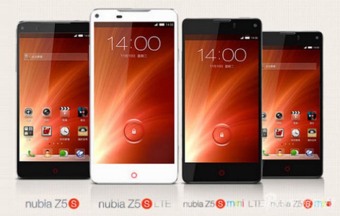 ZTE    Nubia Z5S, Z5S mini, Grand S2, S2 mini, Memo 2