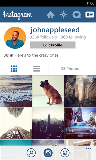   Instagram  Windows Phone 8