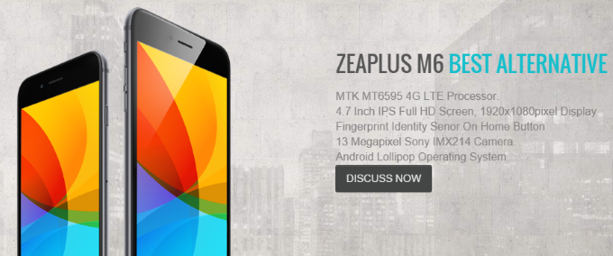 Zeaplus M6    iPhone 6  Android 5.0 Lollipop