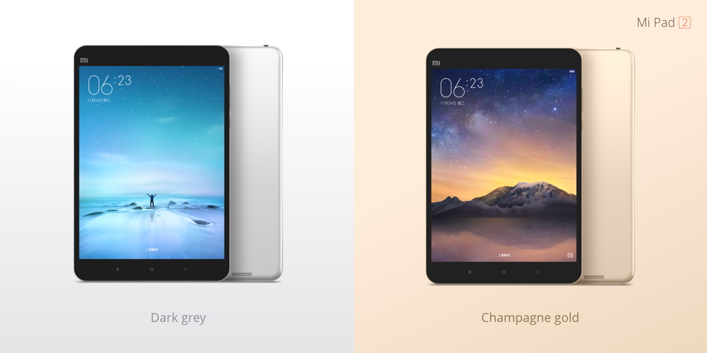  Xiaomi Mi Pad 2         Intel 