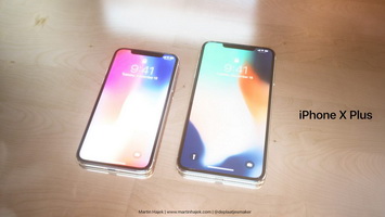 Концепт iPhone X Plus (2018) с 6,7” экраном