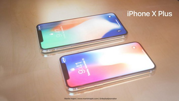 Концепт iPhone X Plus (2018) с 6,7” экраном