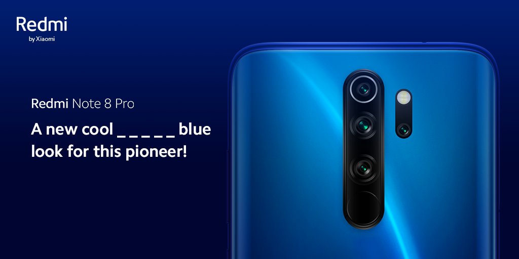 Xiaomi тизерит новую расцветку для Redmi Note 8 Pro: угадай цвет!