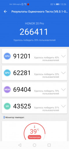  Honor 20 Pro:    