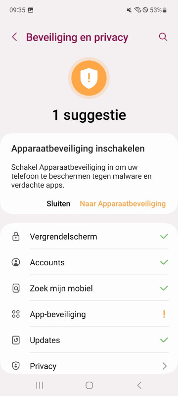   : Samsung Galaxy A53  One UI 5  Android 13