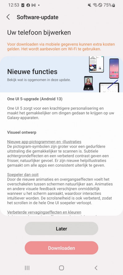 Samsung   ?   Galaxy A  Android 13  OneUI 5
