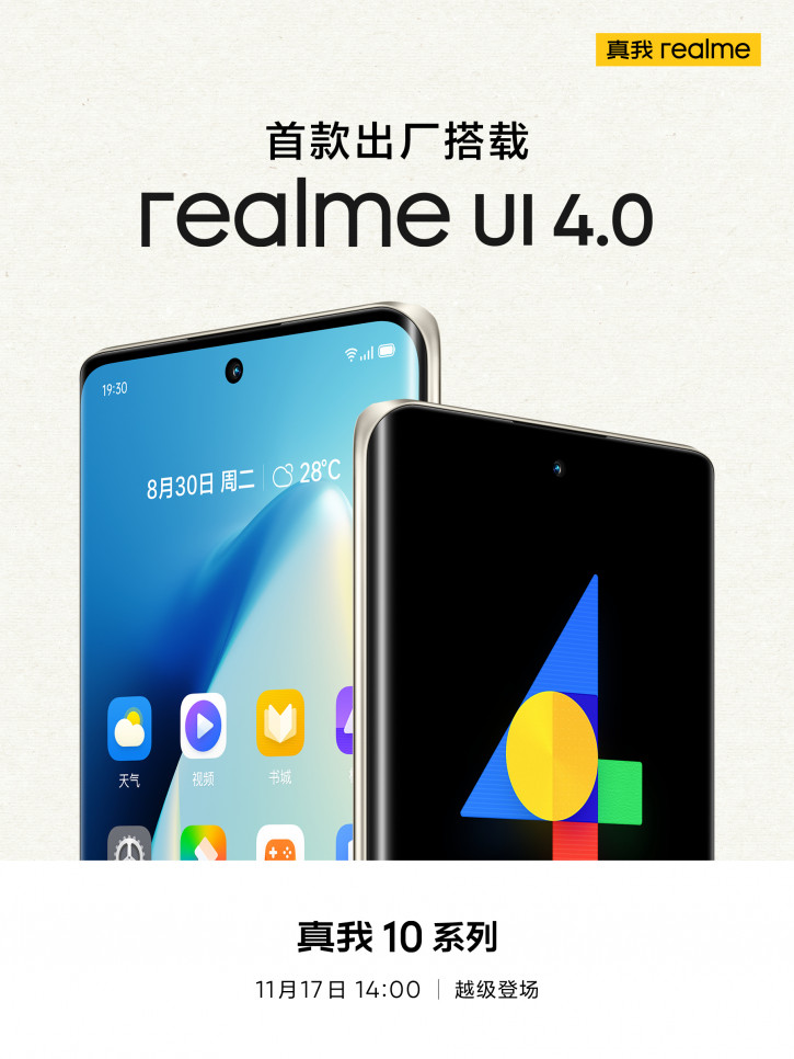 Realme 10 Pro+     Realme UI 4.0  