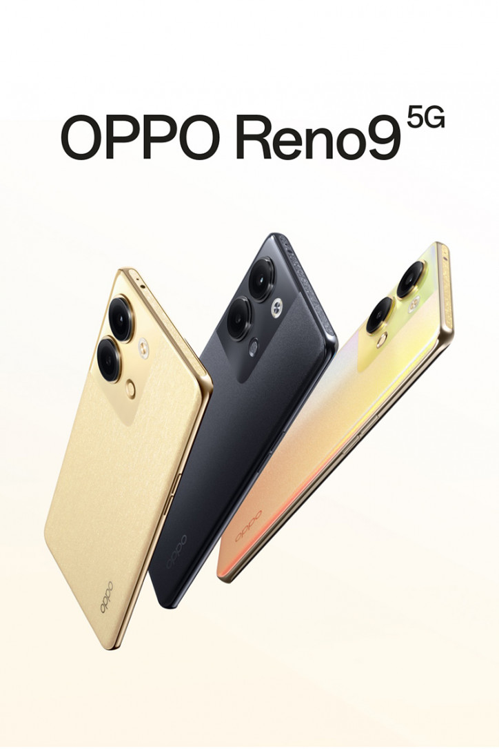 OPPO Reno 9, 9 Pro и 9 Pro+ раскрыты каталогом: цвета, память, батареи