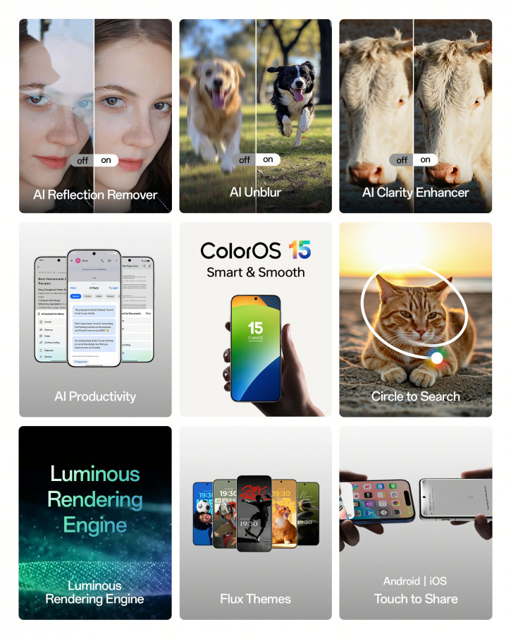 OPPO показала график релиза ColorOS 15 на Android 15 для глобалок 