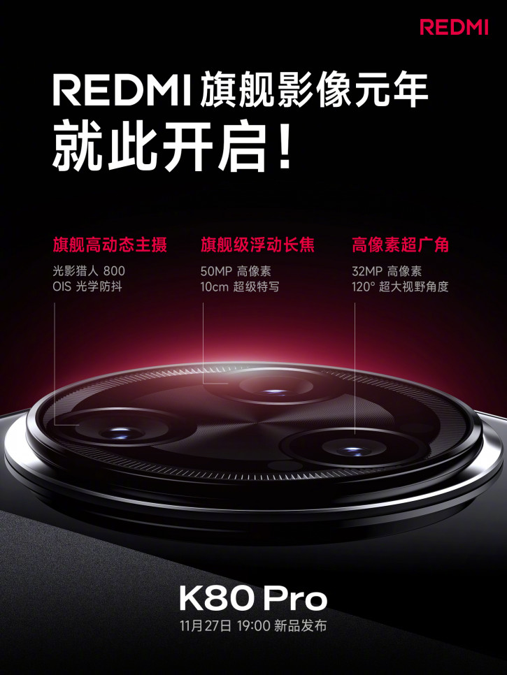 Сильнейший в истории бренда набор камер Redmi K80 Pro и примеры фото