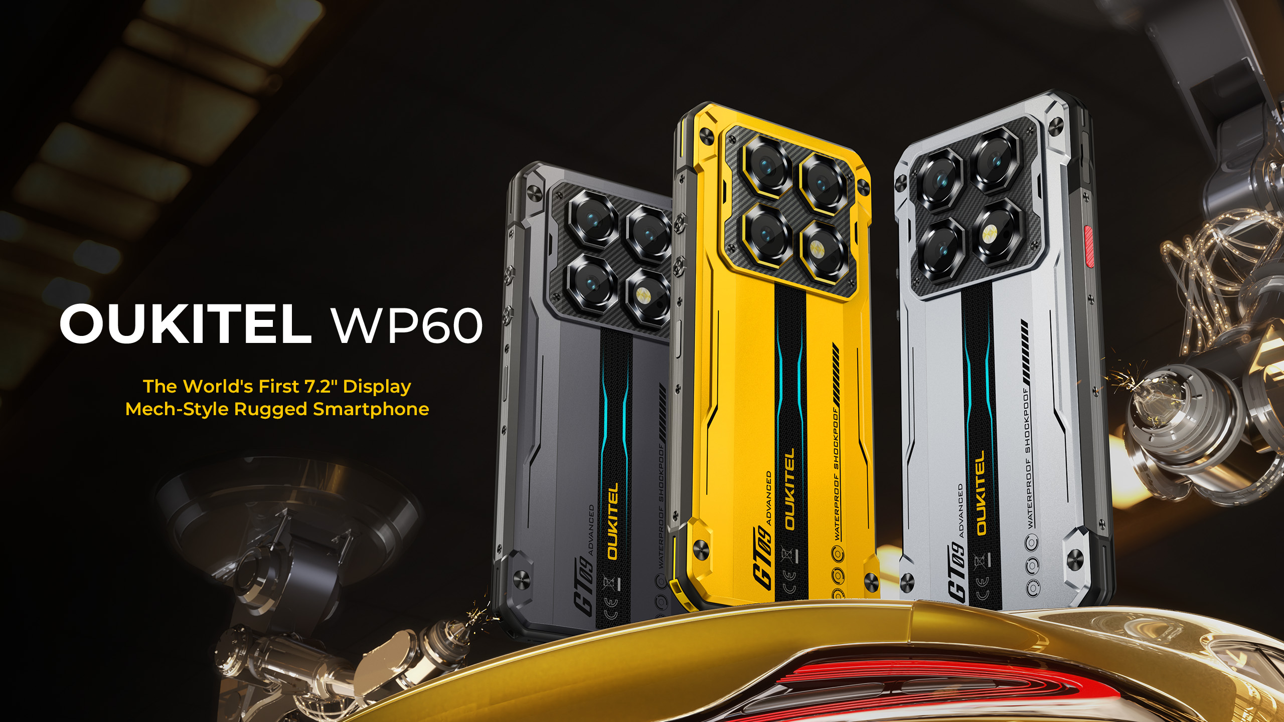 Старт продаж Oukitel WP60: бронефон с гигантским 7,2 экраном