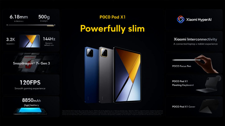 Анонс POCO Pad X1 – самый мощный планшет бренда