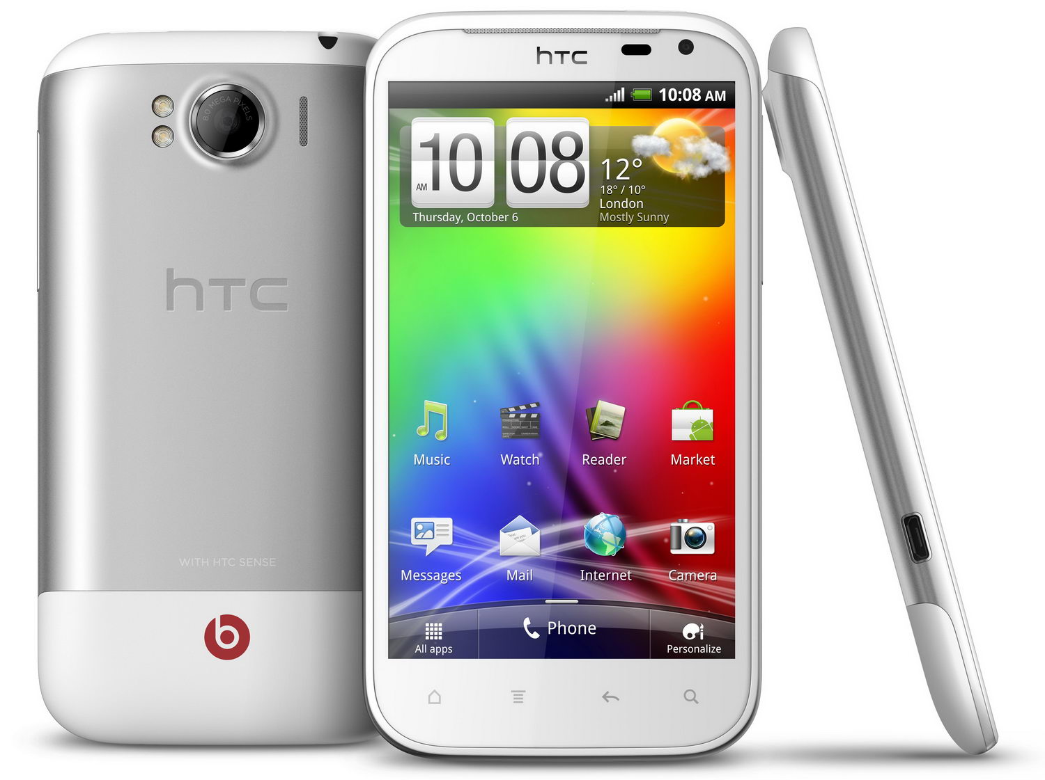 HTC Sensation XL – смартфон-переросток с Beats Audio