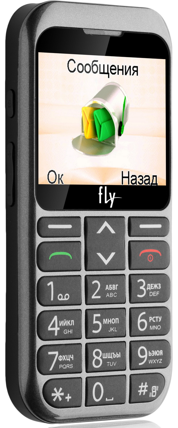 Fly Ezzy 4 – новый телефон для пожилых людей