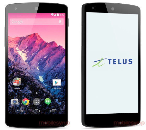  Nexus 5  Telus