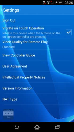PS4 Remote Play   Sony Xperia Z3  Z3 Compact