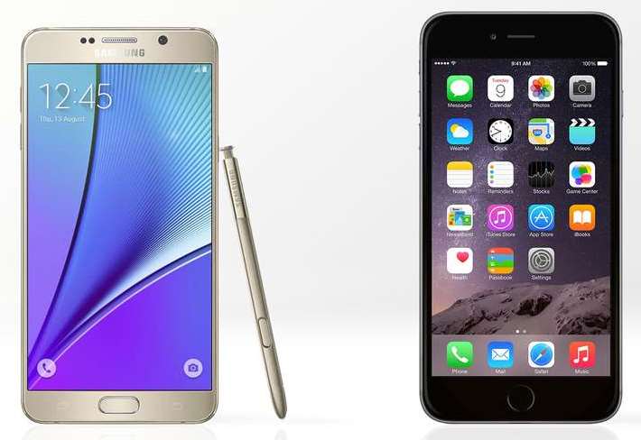 Samsung Galaxy Note 5    iPhone 6S Plus ()
