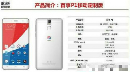 Pepsi Phone P1: ,    