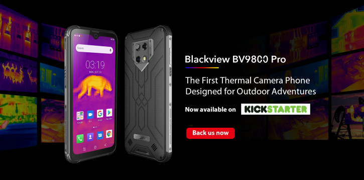 Blackview BV9800 Pro c термальной камерой уже на Kickstarter (цена)