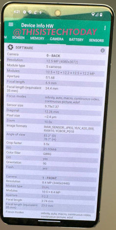  Pixel 8 Pro    Google Tensor G3   