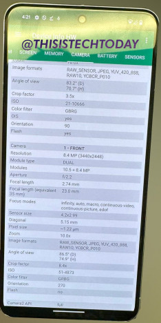  Pixel 8 Pro    Google Tensor G3   