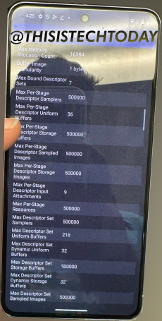  Pixel 8 Pro    Google Tensor G3   