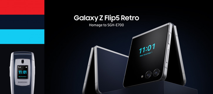  Samsung Galaxy Z Flip 5 Retro Edition -  