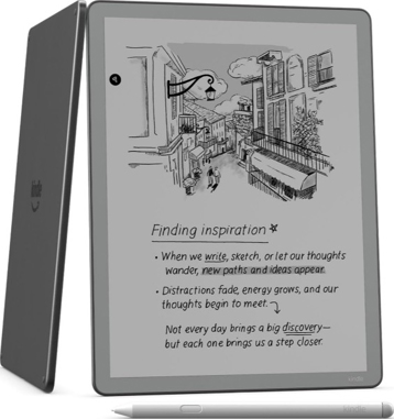 Анонс Amazon Kindle Scribe 2025 года: большие читалки со стилусом