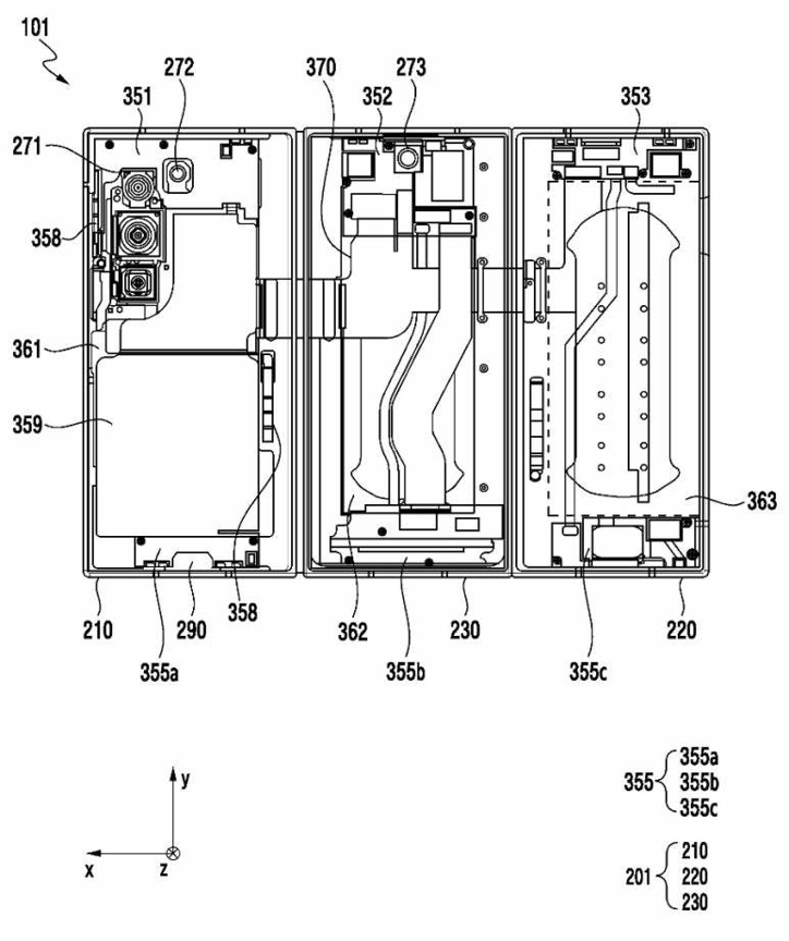 Дизайн Samsung Galaxy Z TriFold раскрыт детальными схемами