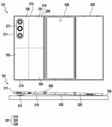 Дизайн Samsung Galaxy Z TriFold раскрыт детальными схемами