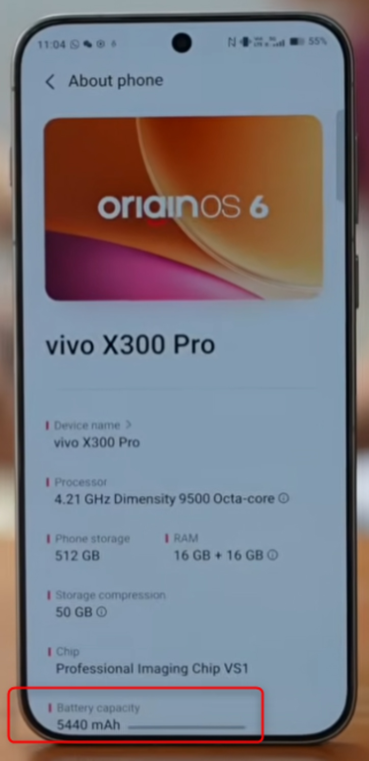 Глобальным Vivo X300 приписывают серьёзный даунгрейд батарей