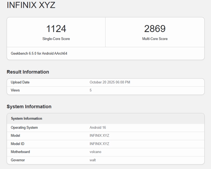 Infinix готовит смартфон на Snapdragon 7s Gen 4