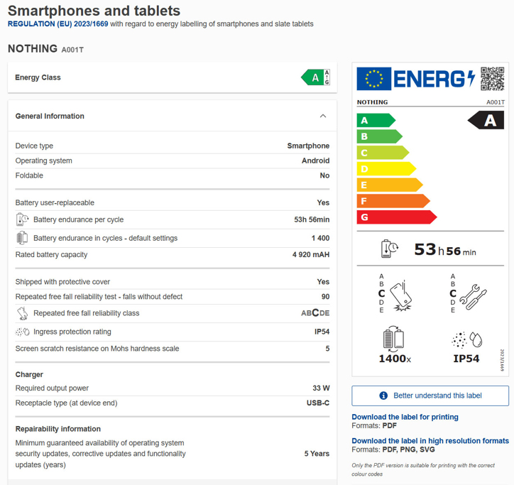 Ключевые аспекты начинки Nothing Phone (3a) Lite раскрыты регулятором