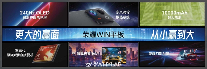 Фишки Honor WIN Pad подтверждены официально